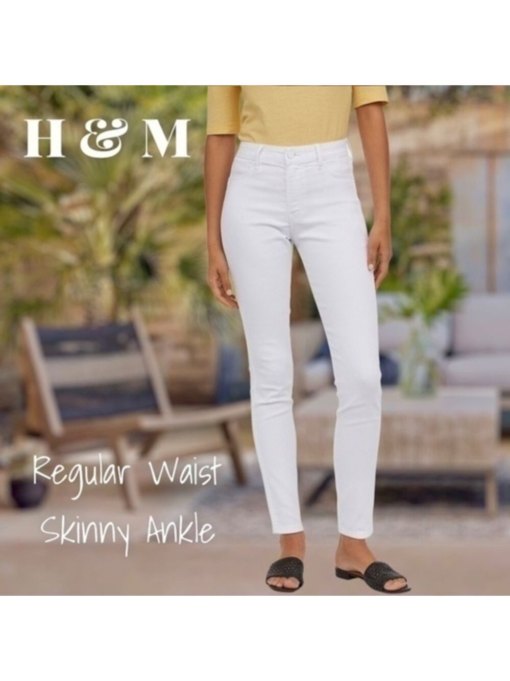 H & M Skinny Ankle/Regular Waist Skinny Jeans